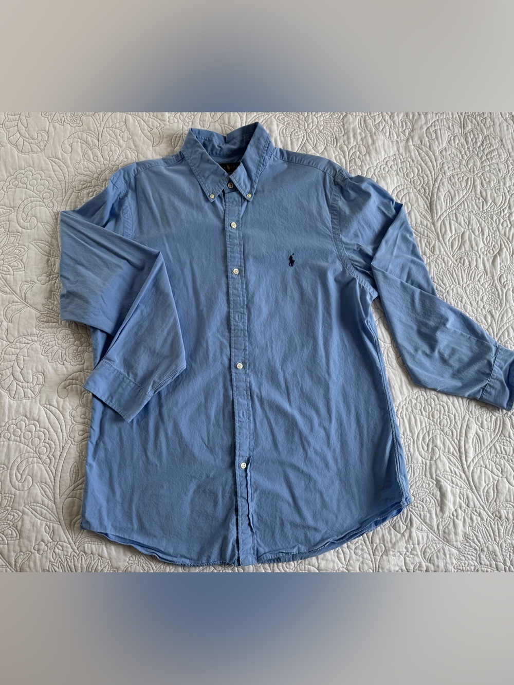 Ralph Lauren Light Blue Button-Down Dress Shirt